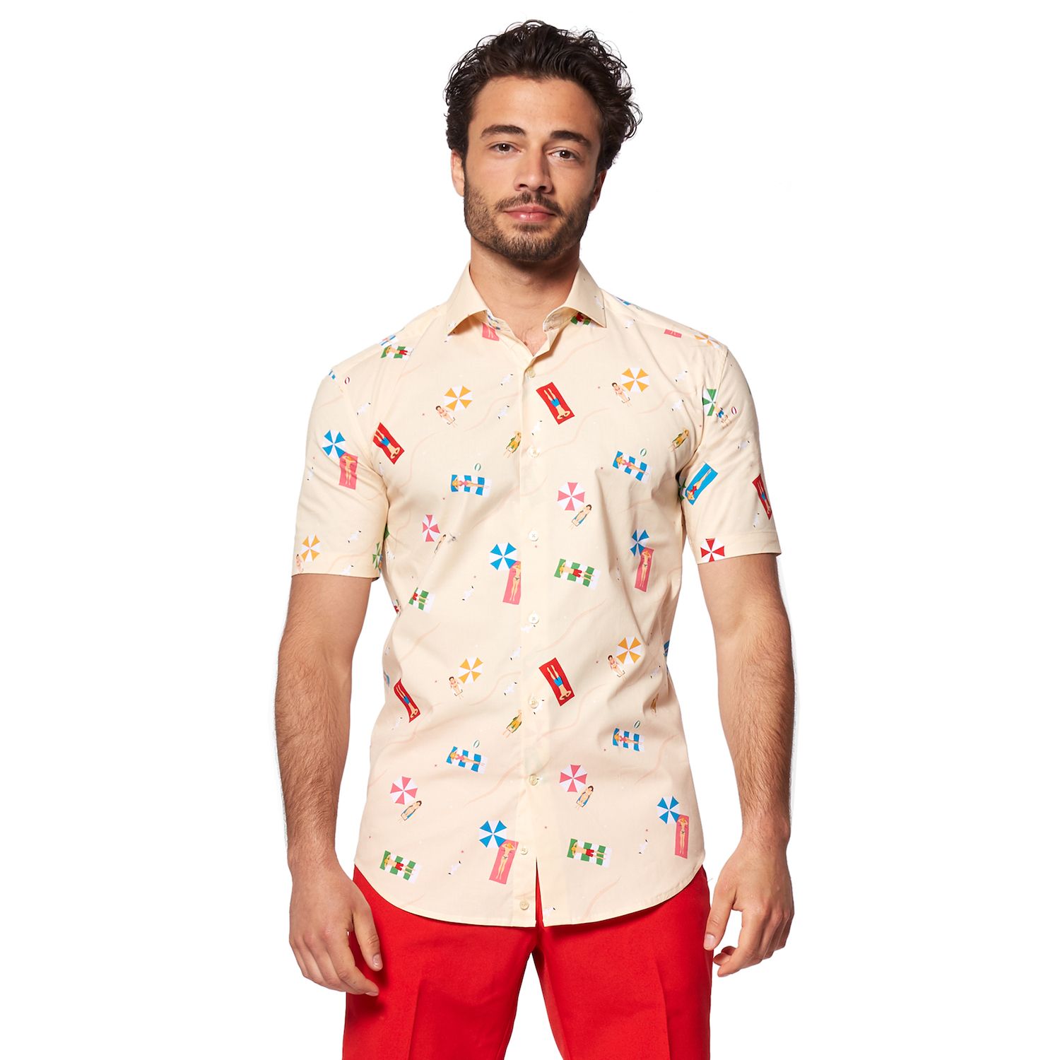 Men's OppoSuits Beach Button-Down Shirt